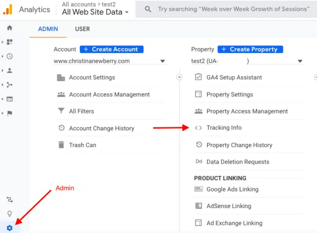 Custom report setup in Google Analytics for social media tracking